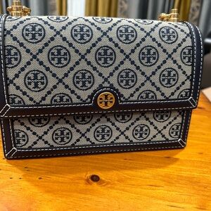 Tory Burch 
T Monogram Jacquard Shoulder Bag